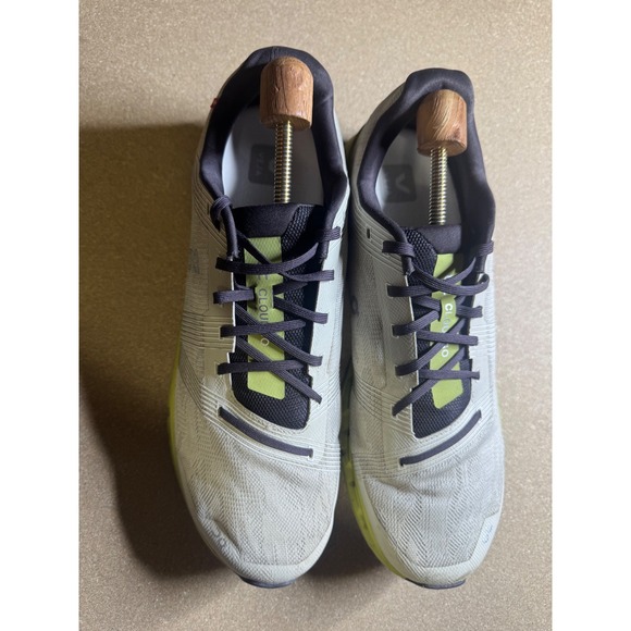 On Running Cloudflyer 4 Mens 13 Grey Lime Green Road Running Shoes 55.97901